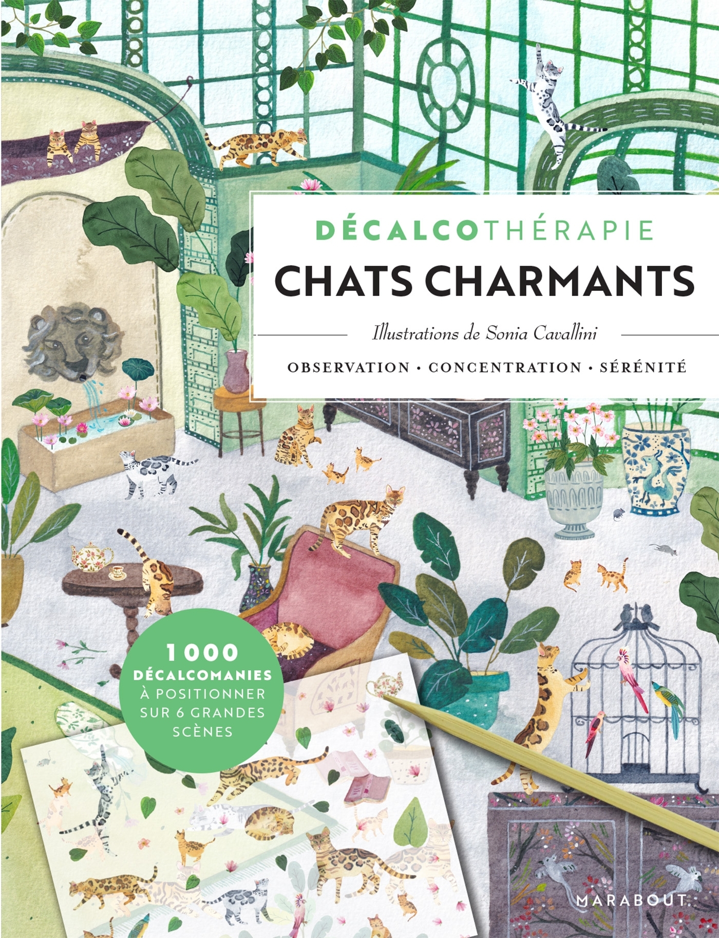 Décalcothérapie Chats charmants