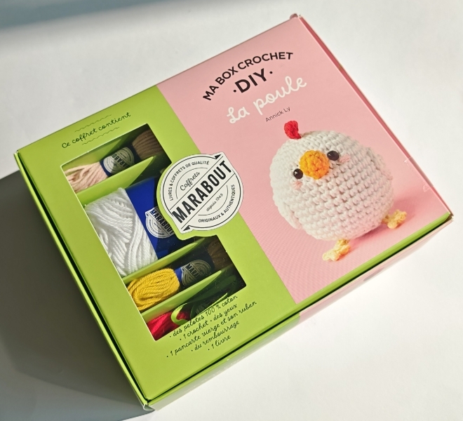 Ma box crochet Poule Apily
