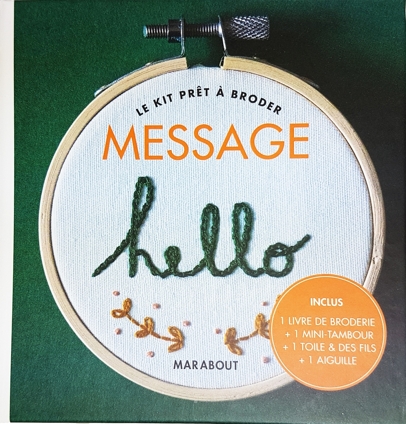 Kit prêt à broder - Message