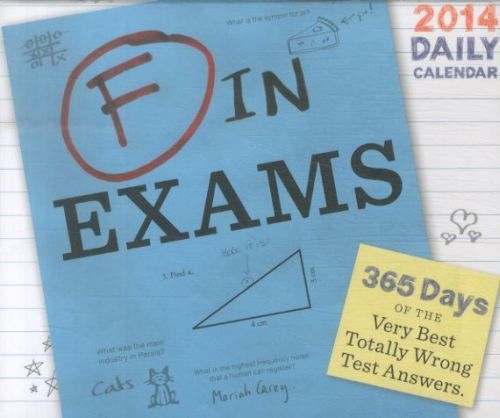 F IN EXAMS 2014 DAILY CALENDAR