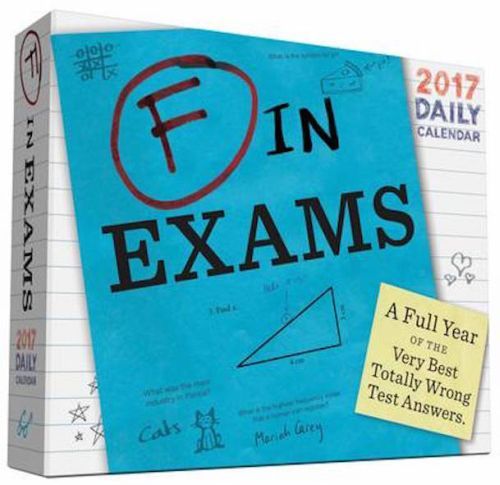 F IN EXAMS 2017 DAILY CALENDAR