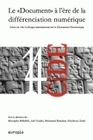 Le document à l'ère de la différenciation numérique