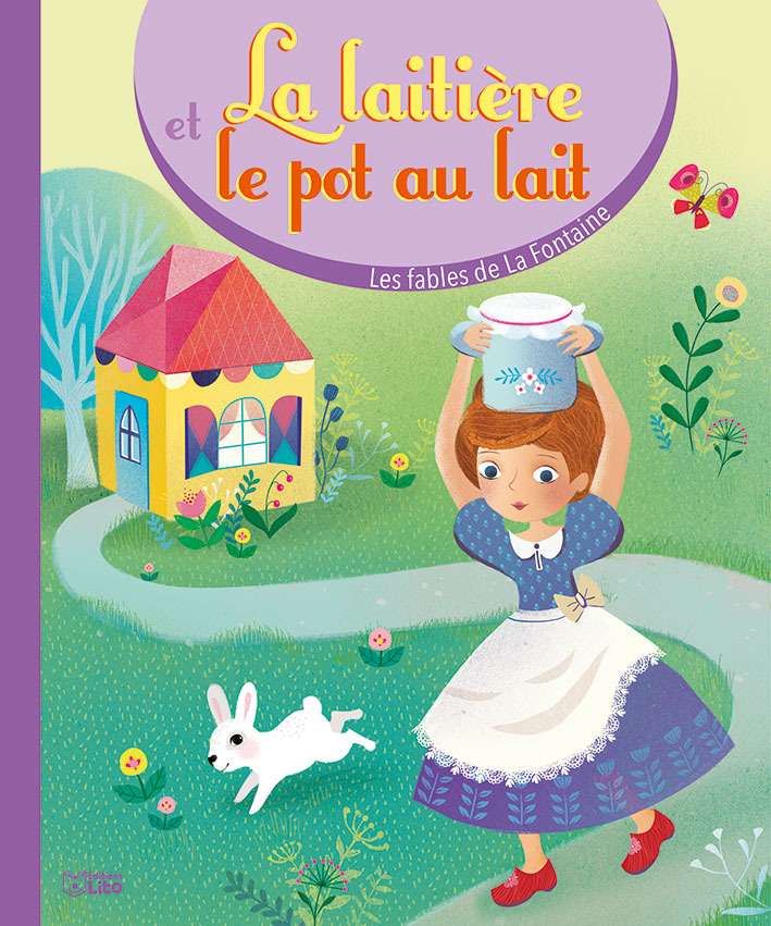 LIVRE FABLE LAITIERE POT LAIT