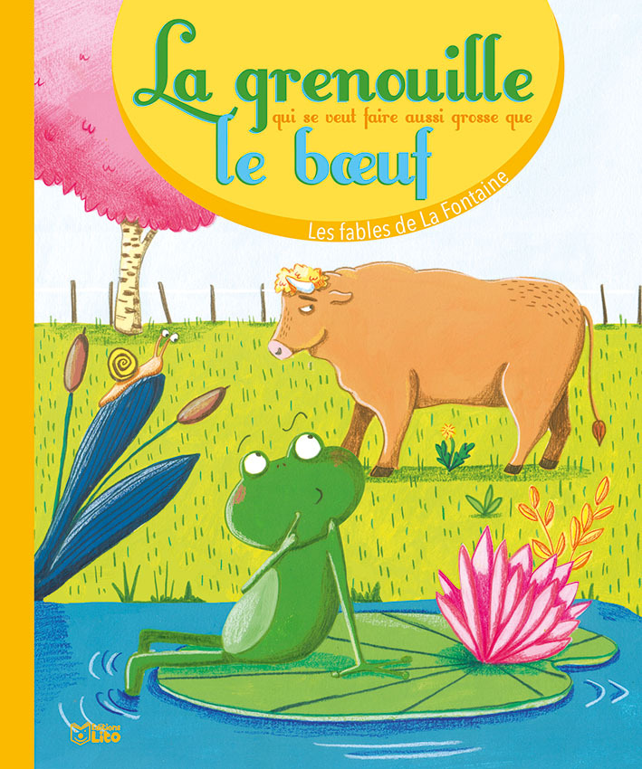 LIVRE FABLE GRENOUILLE BOEUF