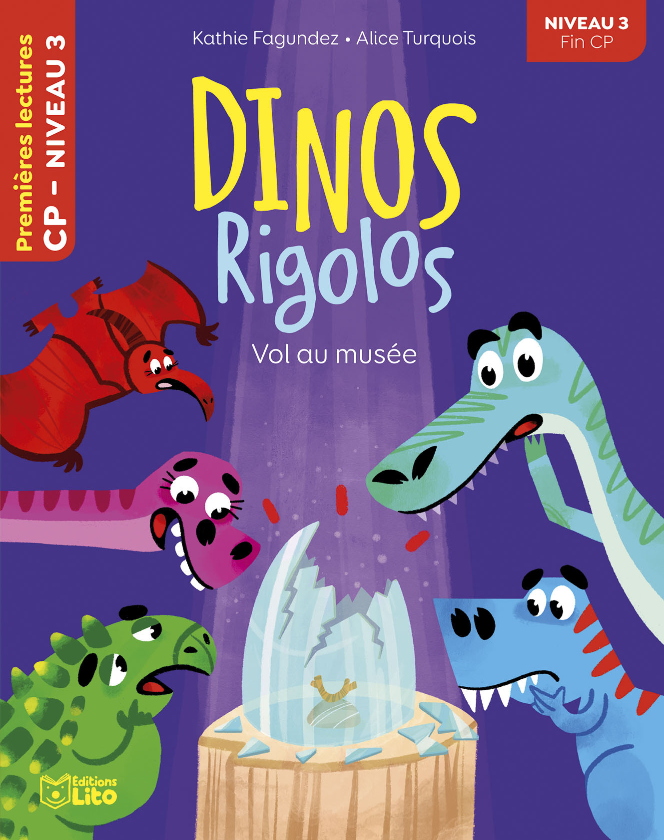 DINOS RIGOLOS VOL AU MUSEE NV3