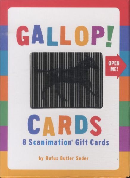 Gallop! Cards: 8 Scanimation Gift Cards