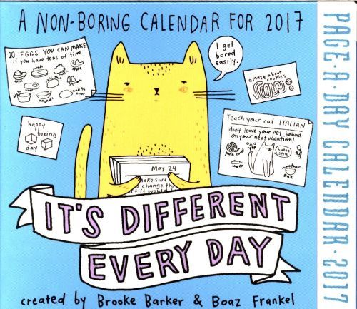 It's Different Every Day Calendar 2017