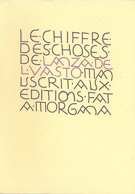 Le chiffre des choses