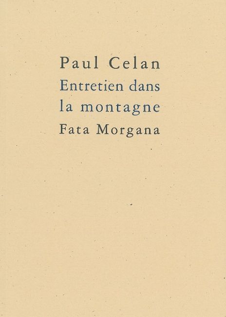 Entretien dans la Montagne