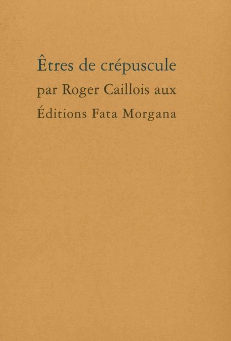 Êtres de crépuscule