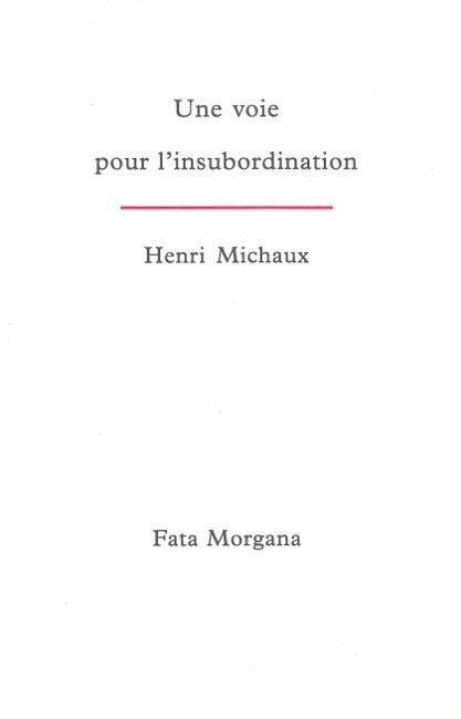 Une voie pour l’insubordination