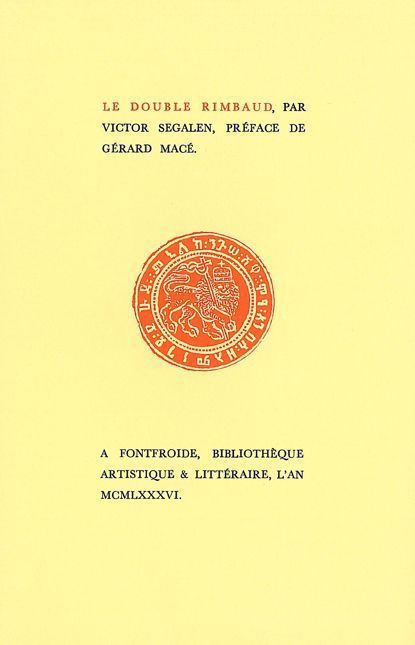 Le double Rimbaud