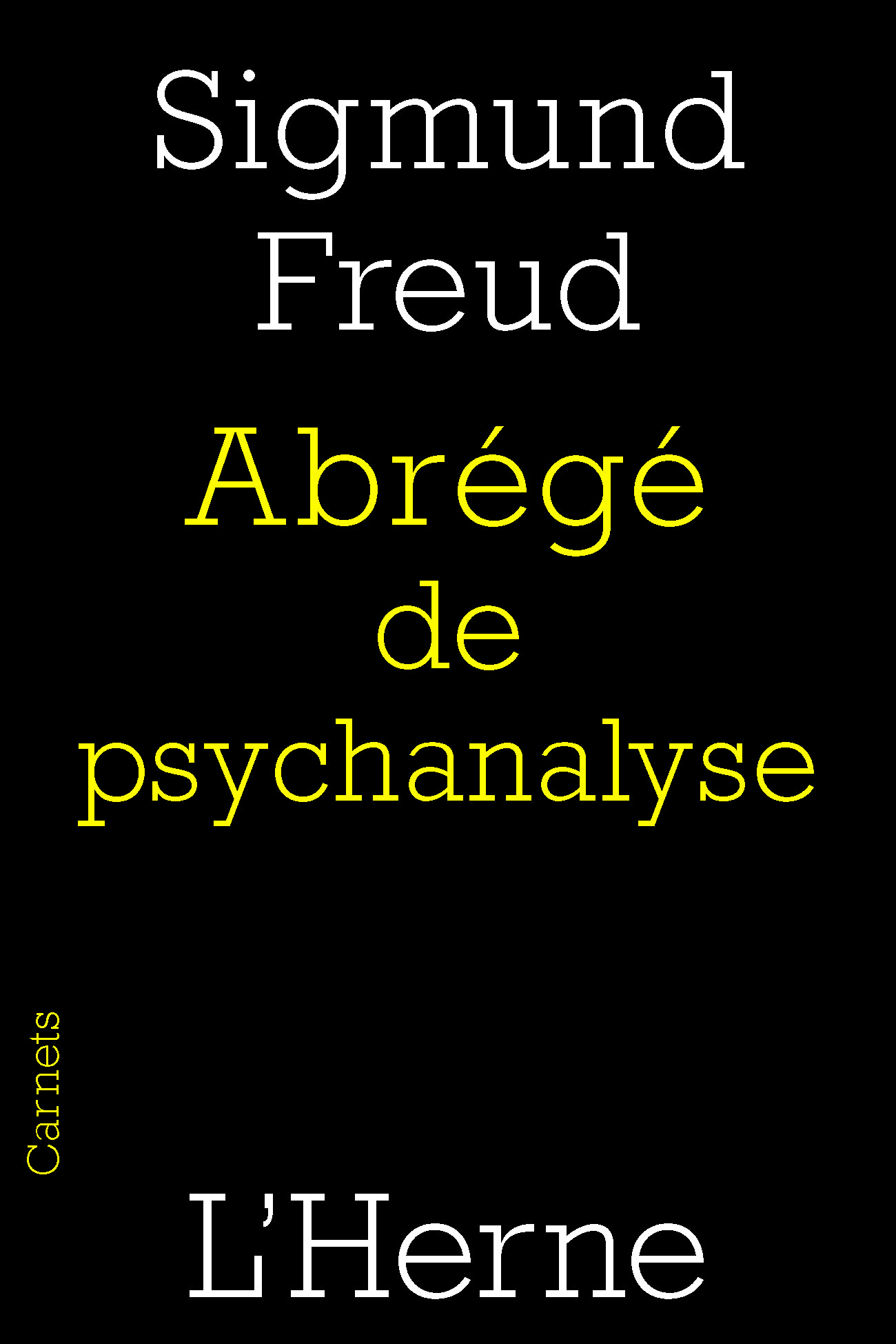 ABREGE DE PSYCHANALYSE