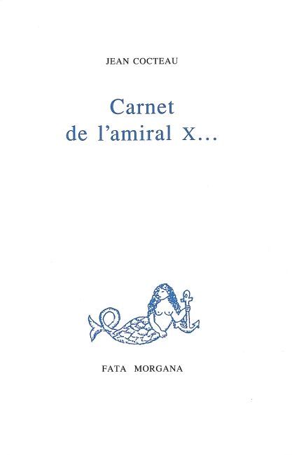 Carnet de l’amiral X...
