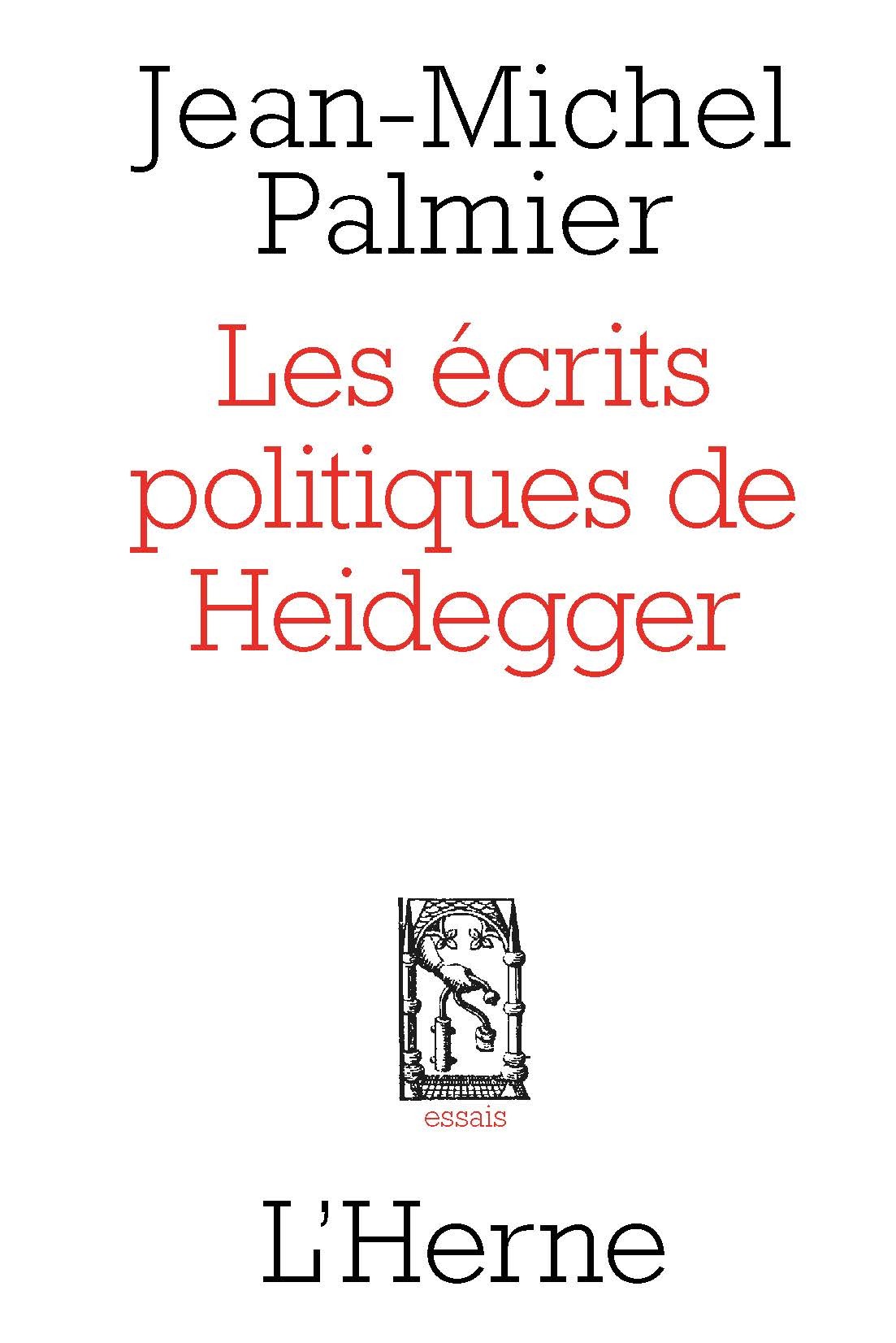 Ecrits politiques d'heidegger (Les)