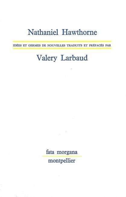 Idées et germes de nouvelles