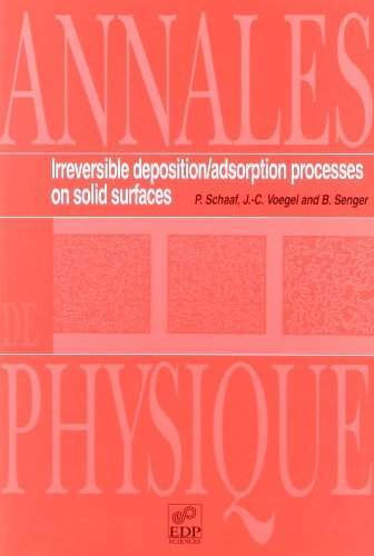IRREVERSIBLE DEPOSITION/ADSORPTION PROCESSES ON SOLID SURF.