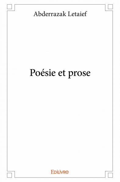 Poésie et prose