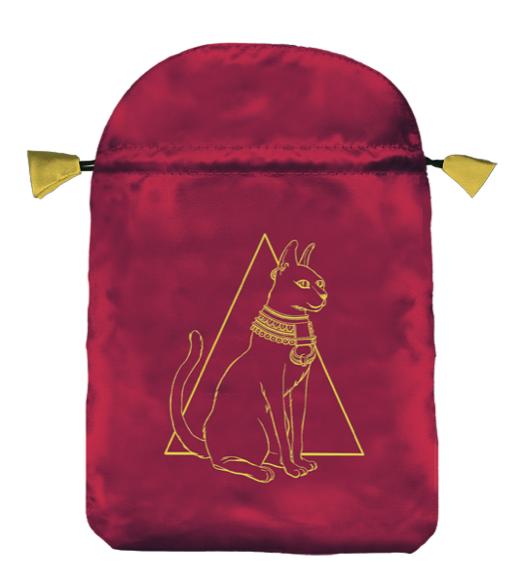 Bourse satin Chat égyptien