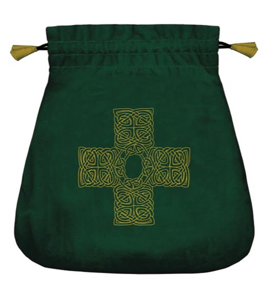 Bourse Velours Croix céltique