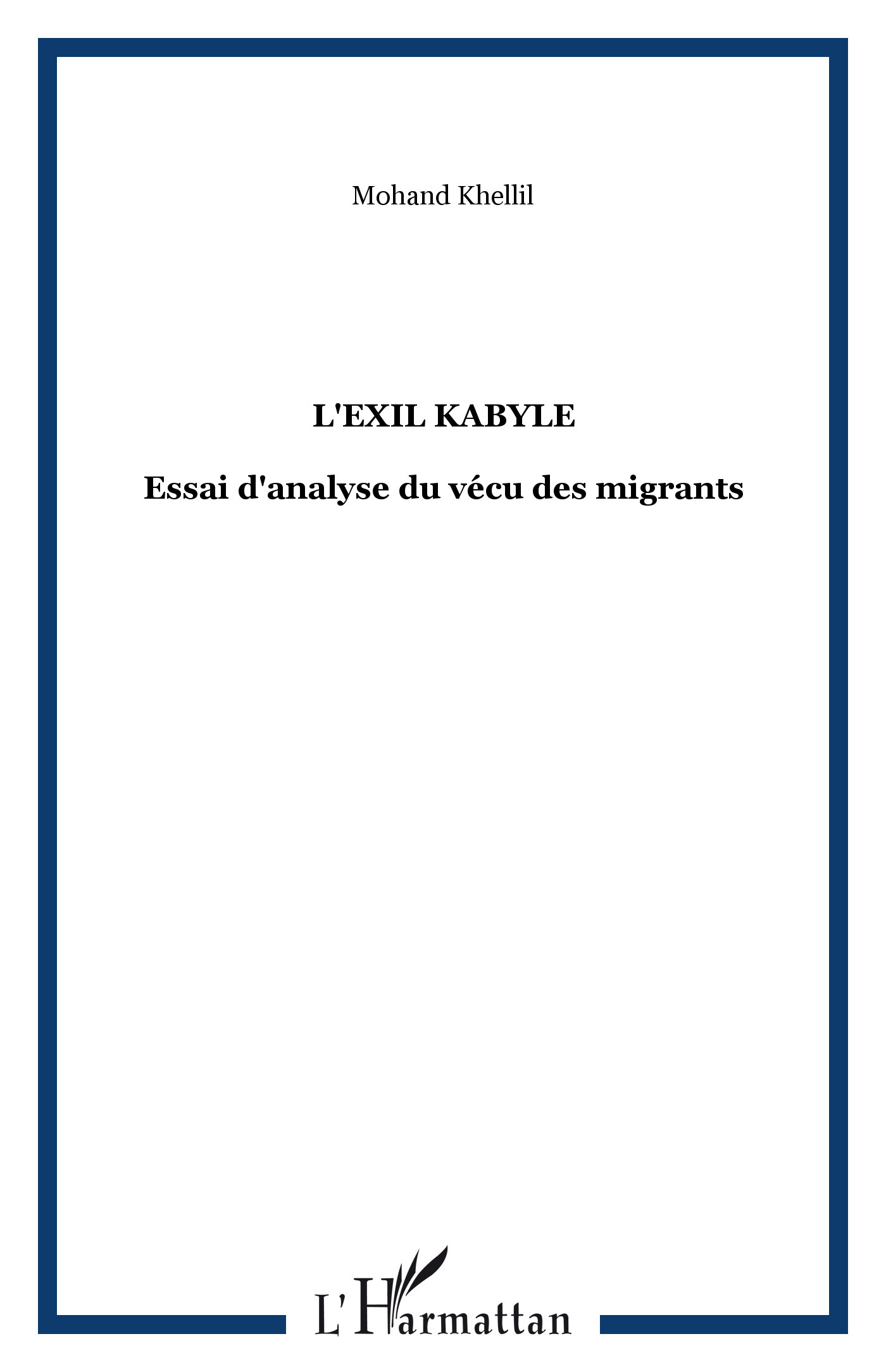 L'exil kabyle