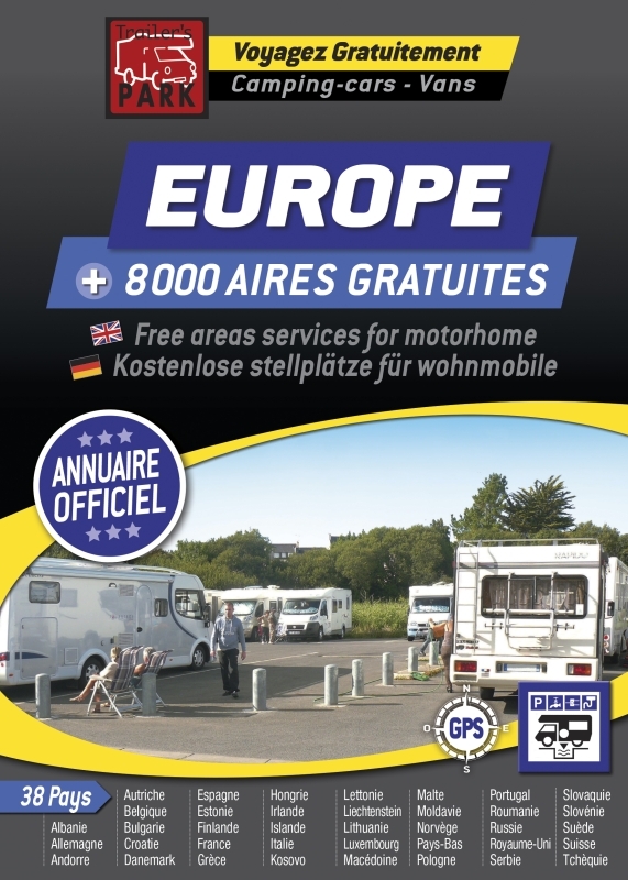 TRAILER'S ANNUAIRE EUROPE AIRES CAMPING CARS GRATUITES