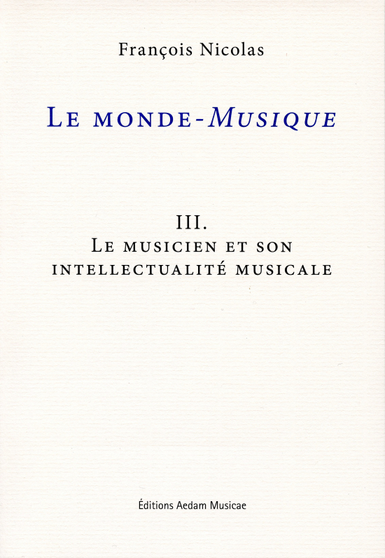 Le monde Musique III