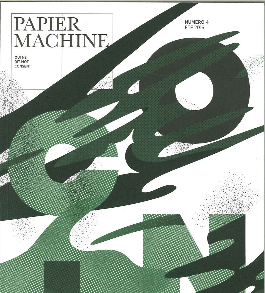 Papier machine, n°4. Coin