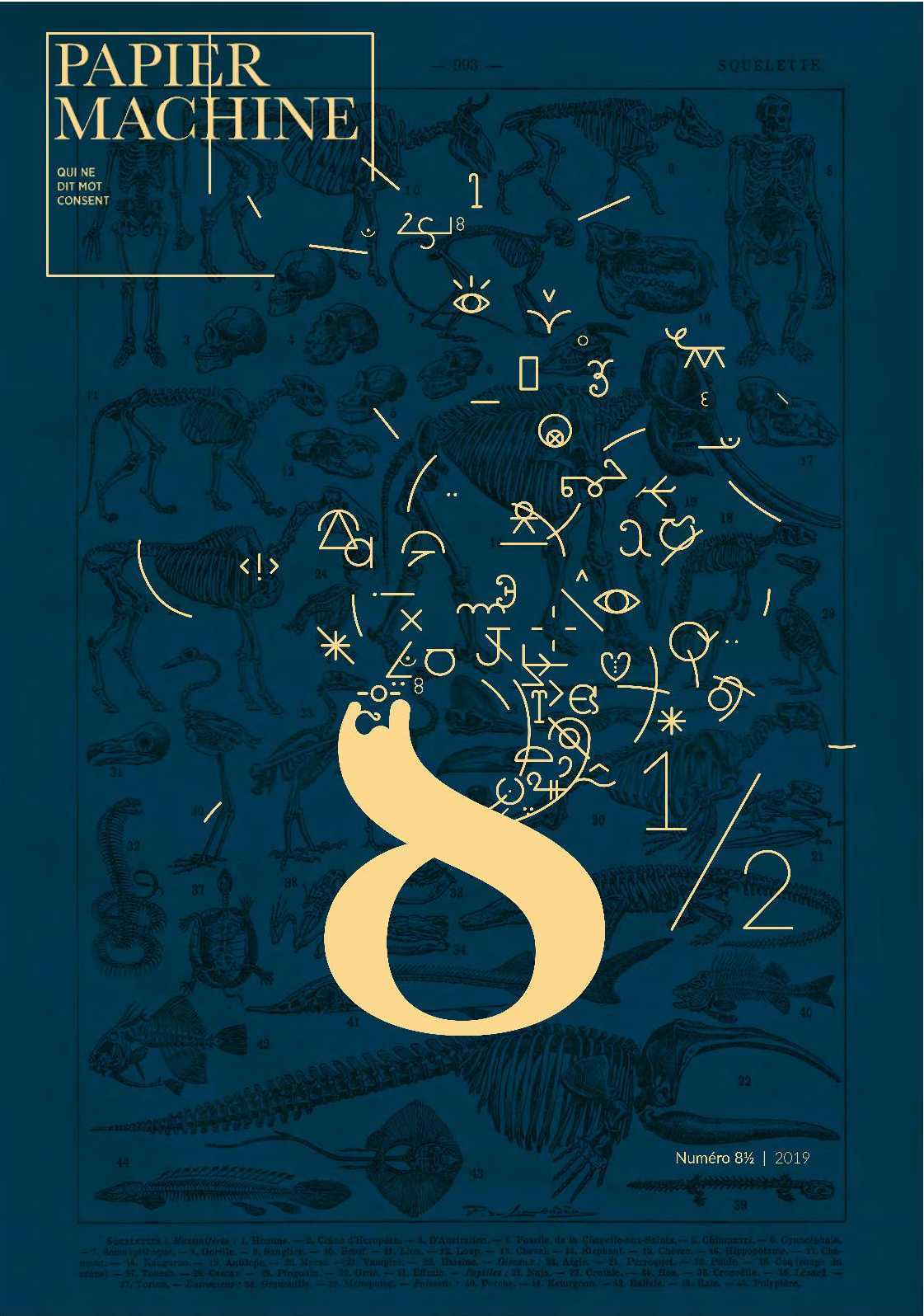 Papier machine, n°8 1/2. 8 1/2