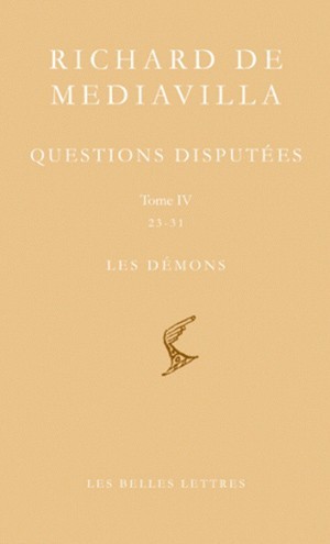 Questions disputées. Tome IV: Questions 23-31. Les Démons