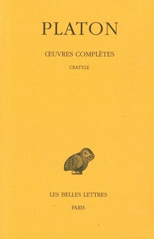 Œuvres complètes. Tome V, 2e partie: Cratyle