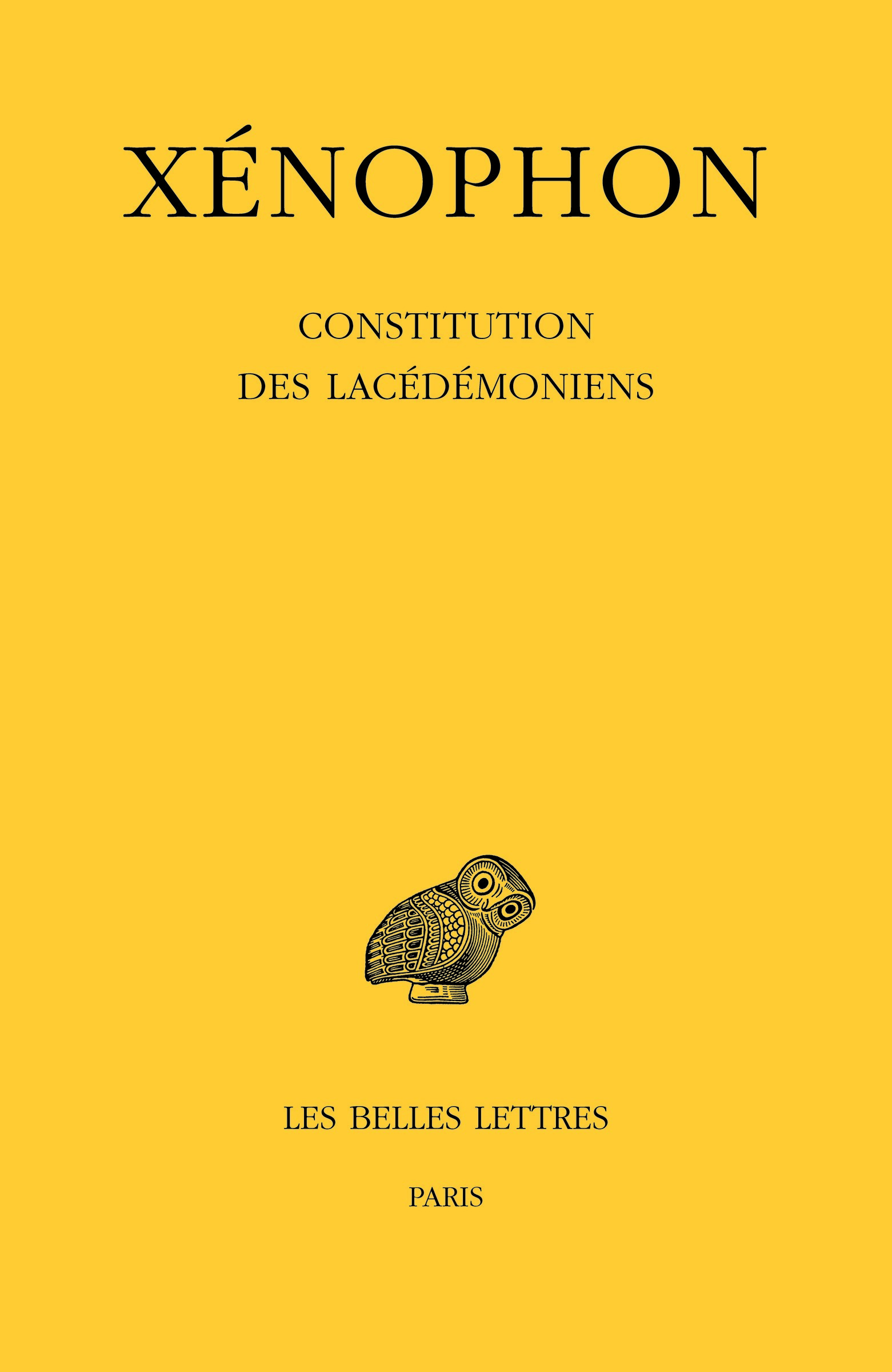 Constitution des Lacédémoniens
