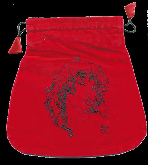 Bourse Velours Rouge - Manara