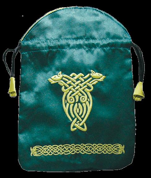 Bourse Satin Vert - Celtique 