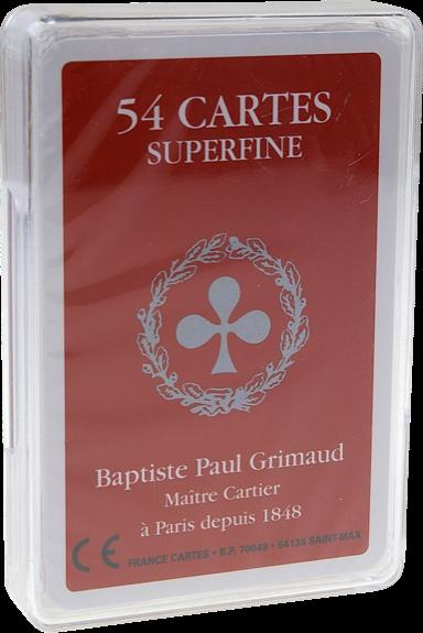 Superfine - Dos rouge - boite cristal