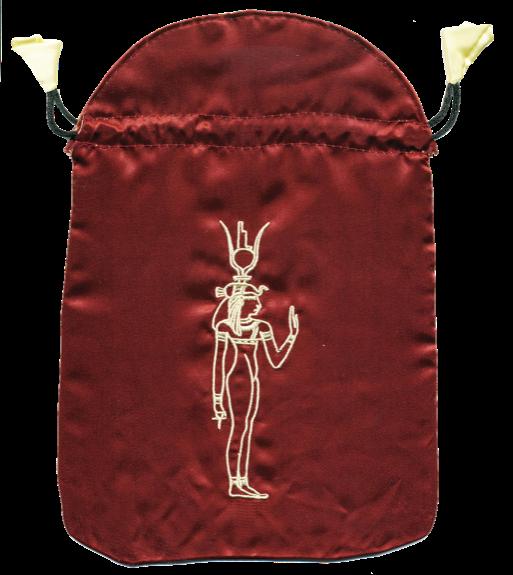 Bourse Satin Bordeaux - Cléopatre