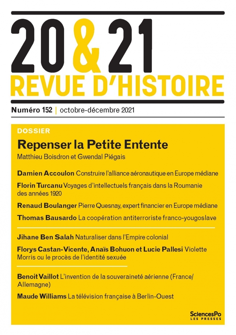 20&21. Revue d'histoire 152