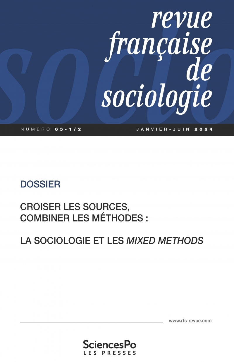 Revue française de sociologie T65-1/2
