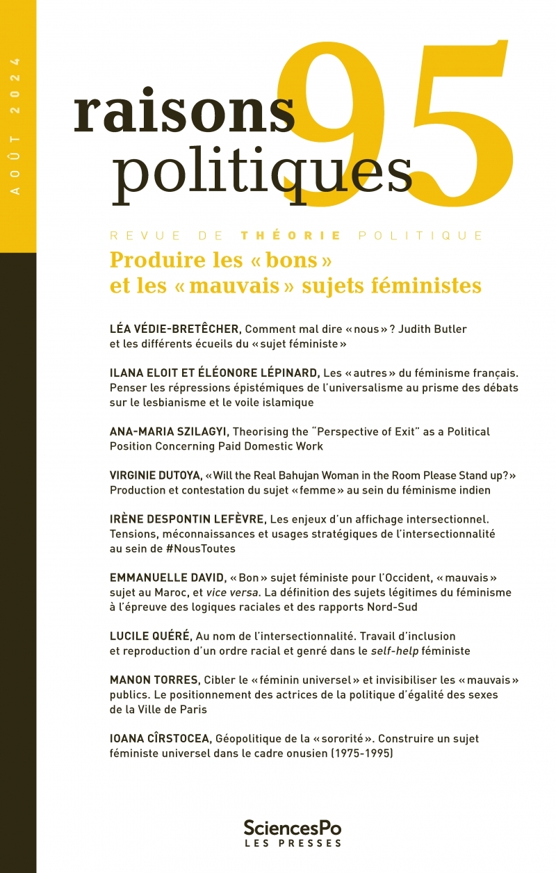 Raisons politiques 95 - Produire les "bons" et les "mauvais"