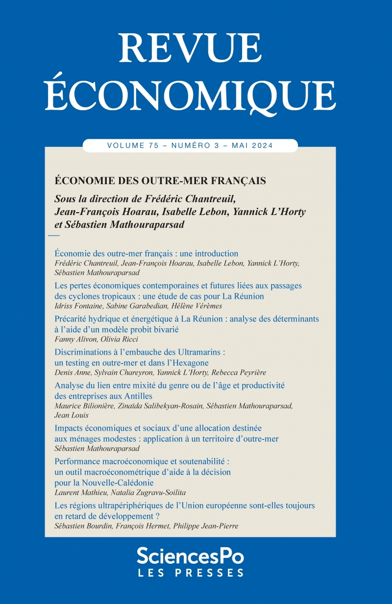 Revue économique T75-3 - Économie des outre-mer français