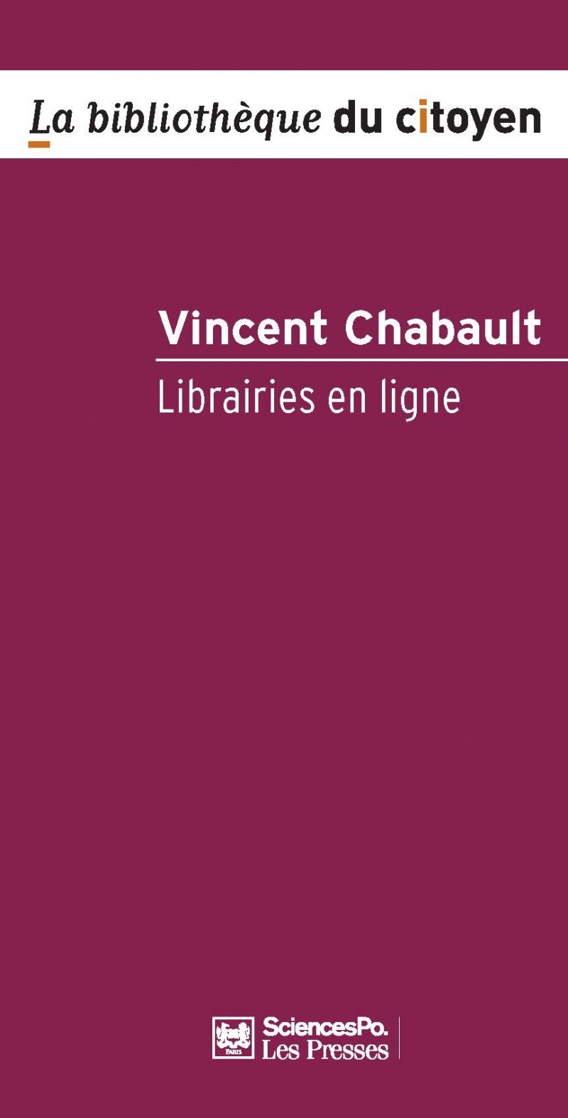 Librairies en ligne - Sociologie d'une consommation culturel