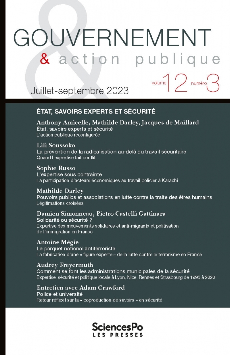 Gouvernement et action publique T12-3 - État, savoirs expert