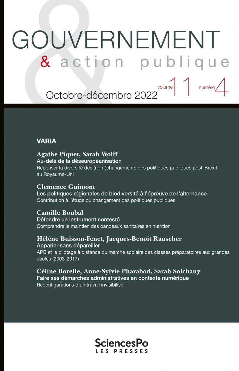 Gouvernement et action publique T11-4