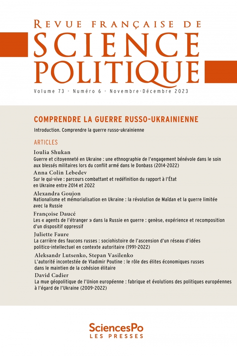 Revue française de science politique T73-6 - Comprendre la g