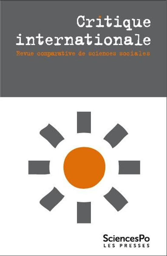 Critique internationale 96