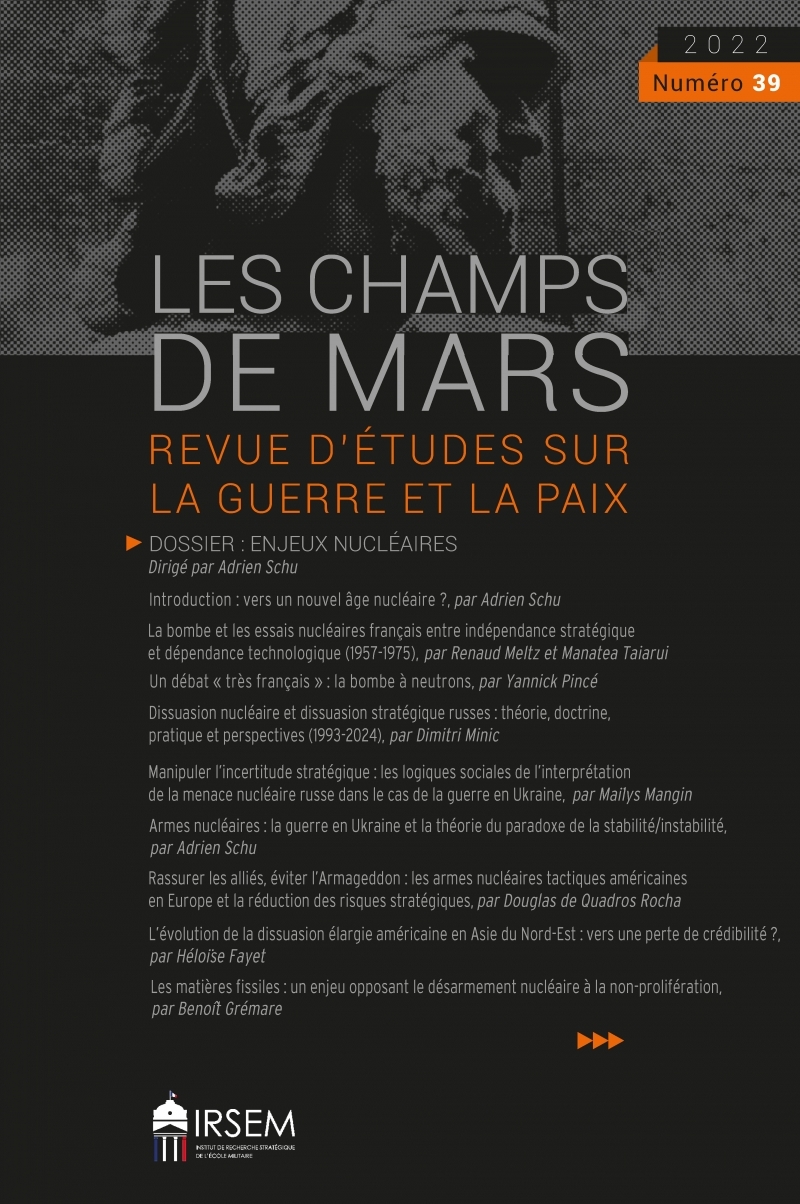 Les Champs de Mars 39 - Enjeux nucléaires