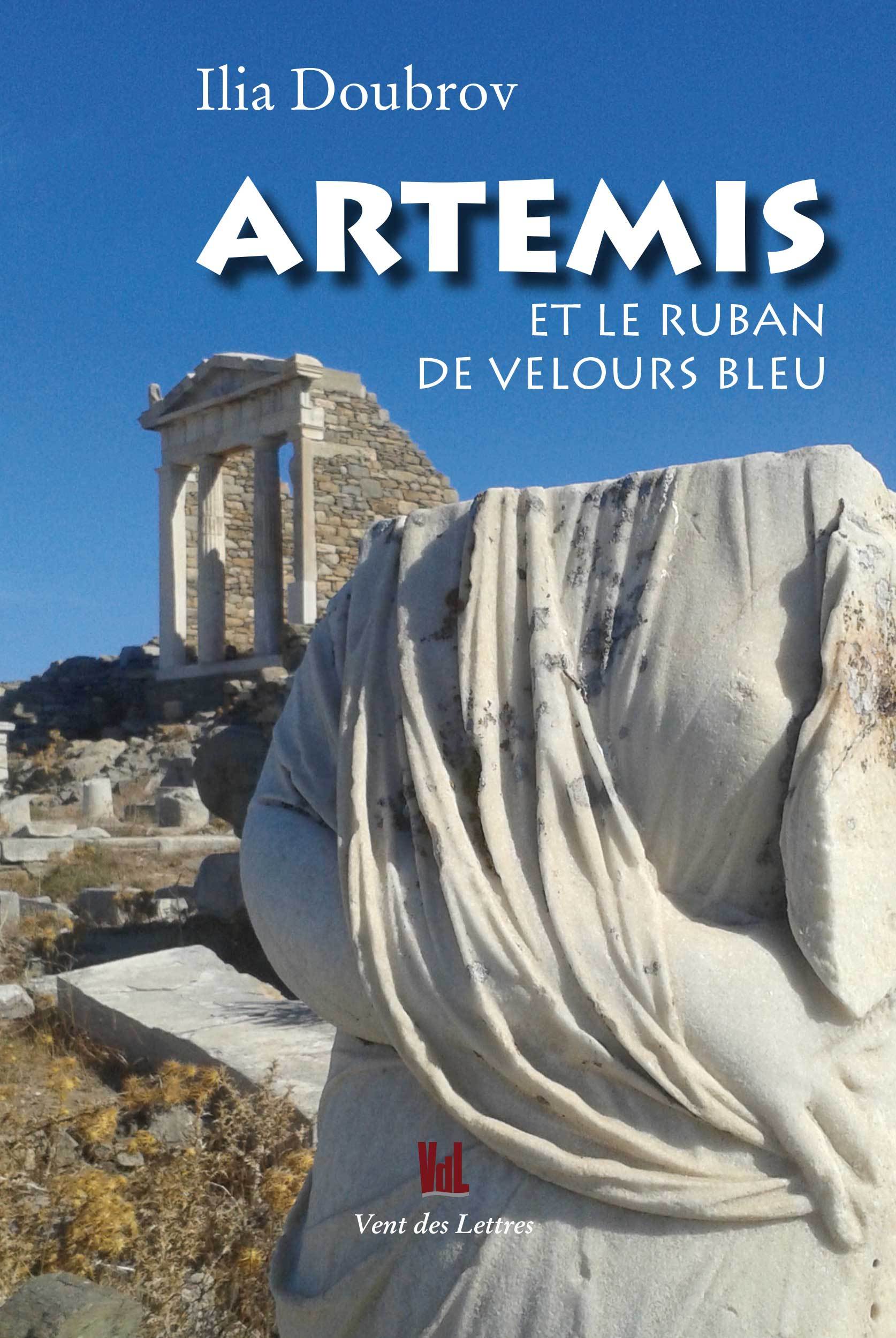 Artémis  et le ruban de velours bleu