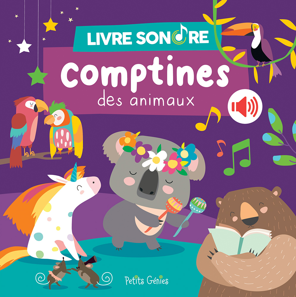 Comptines de animaux - Livre sonore 