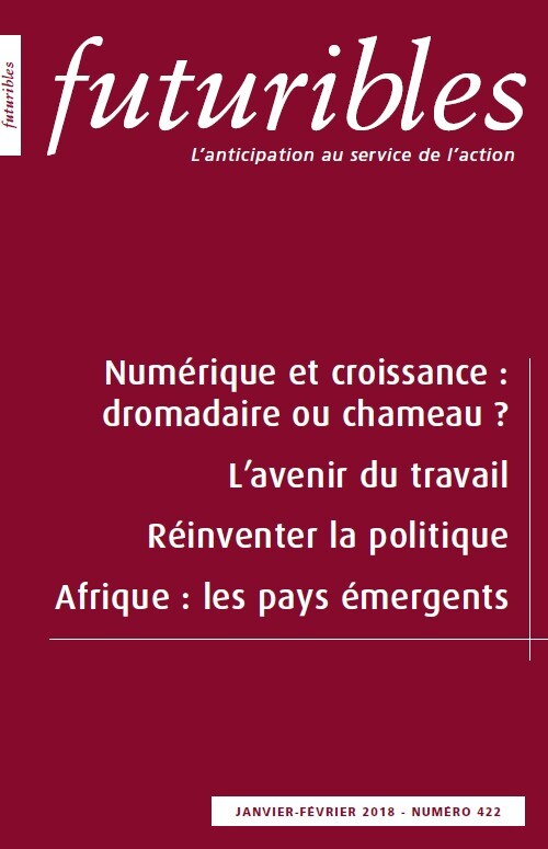 Futuribles 422, janvier-février 2018. Numérique et croissance : dromadaire ou chameau ?