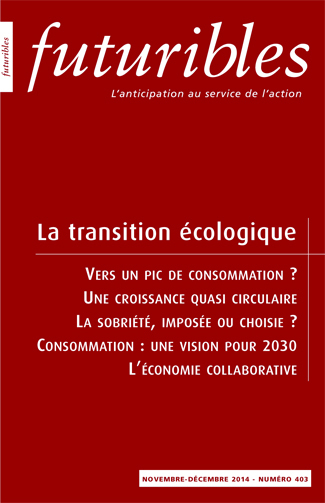 Futuribles 403, novembre-décembre 2014. La transition écologique